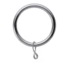 Polished Chrome 25/28mm Metal Curtain Rings