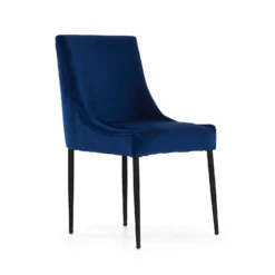 Ava Velvet Dining Chair - Set Of 2 - Navy 10 Ava Velvet Dining Chair - Set Of 2 - Navy -Curver Shop 13125758 1554933241782038