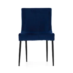 Ava Velvet Dining Chair - Set Of 2 - Navy 11 Ava Velvet Dining Chair - Set Of 2 - Navy -Curver Shop 13125758 4784933241833932
