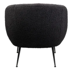 Tori Boucle Tub Chair - Black -Curver Shop 13130400 1794919264933832