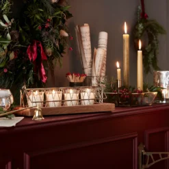 Country Living Wood Candle Holder With Handle -Curver Shop 13155164 1834900080795672