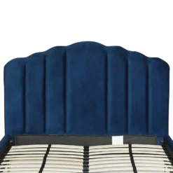 Sophia Scallop Double Bed - Navy -Curver Shop 13163858 1534918700871111