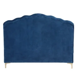 Sophia Scallop Double Bed - Navy -Curver Shop 13163858 2004918700814813
