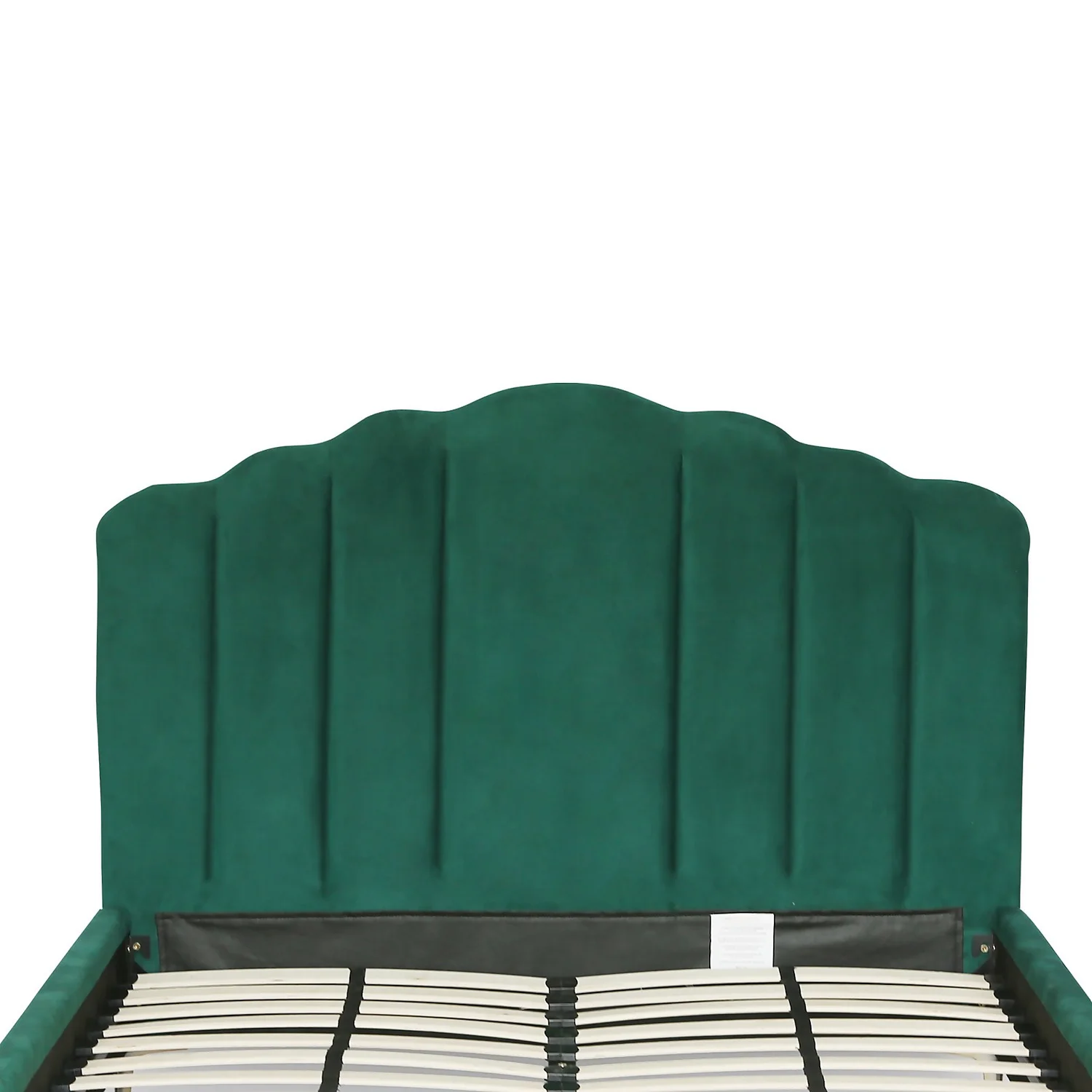Sophia Scallop Double Bed - Emerald 6 Sophia Scallop Double Bed - Emerald - Image 6