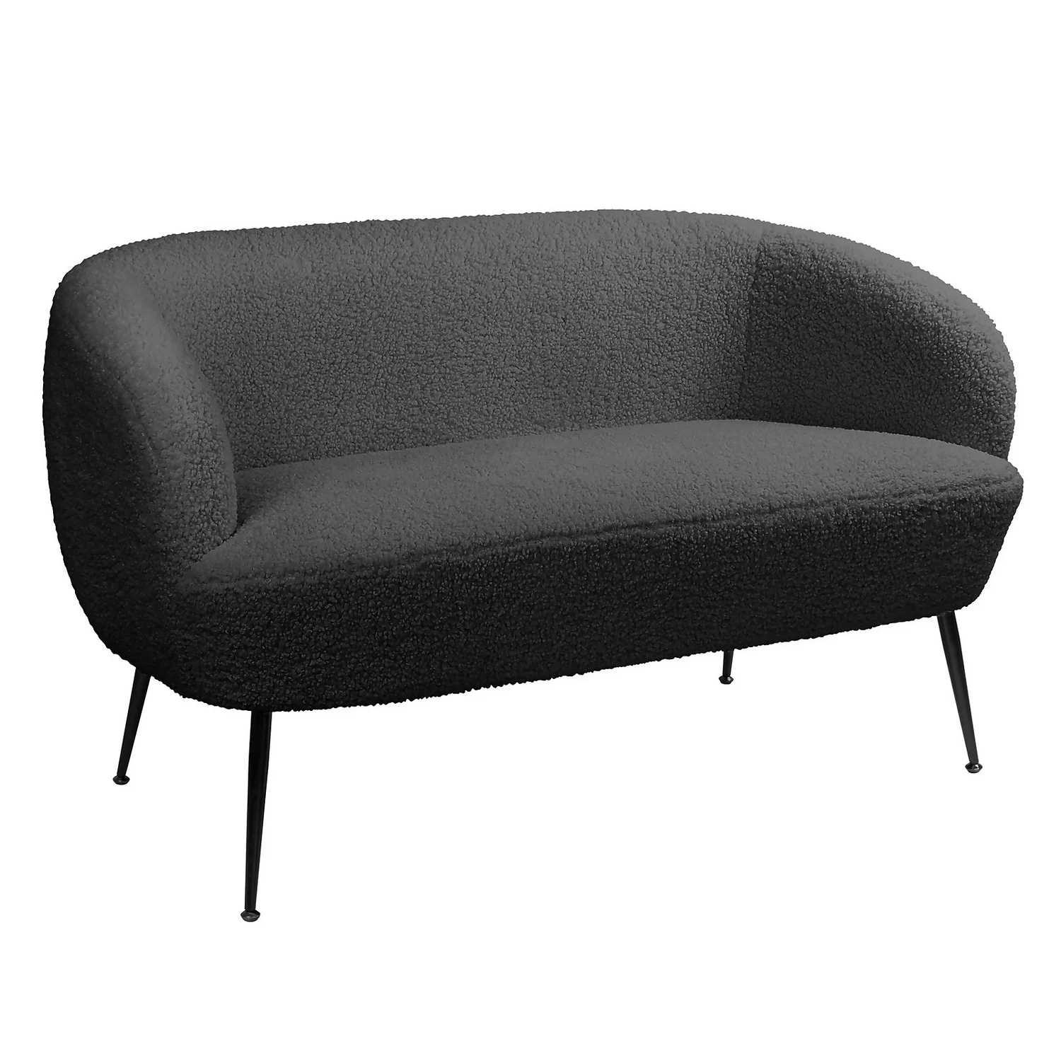 Tori Boucle Tub Sofa - Black 1 Tori Boucle Tub Sofa - Black