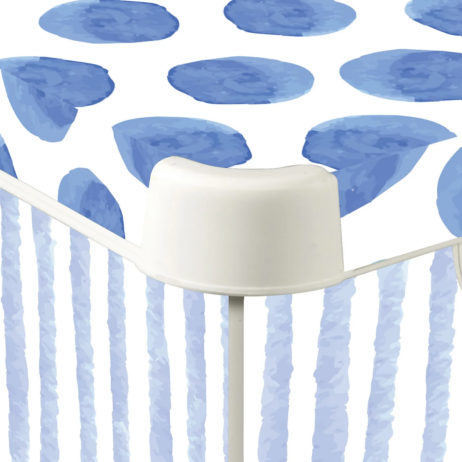 Curver Stockholm Coastal Deco Storage Box - Blue & White - 22L 5 Curver Stockholm Coastal Deco Storage Box - Blue & White - 22L - Image 5