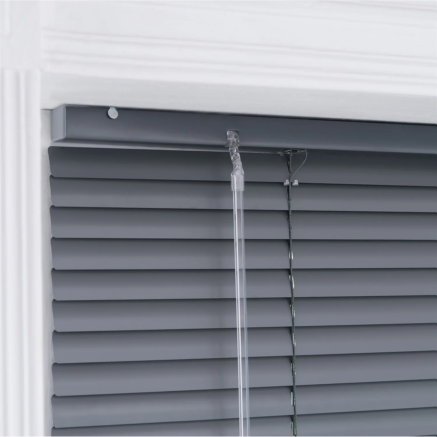 Aluminium Venetian Blind - Charcoal - 150x160cm 5 Aluminium Venetian Blind - Charcoal - 150x160cm - Image 5