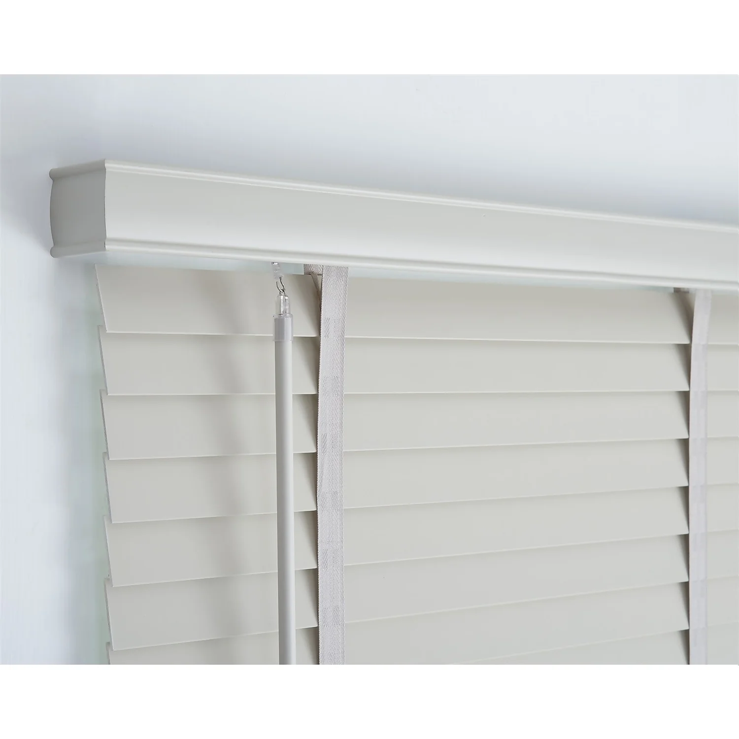 50mm Wood Venetian Blind - Grey - 80x160cm 5 50mm Wood Venetian Blind - Grey - 80x160cm - Image 5
