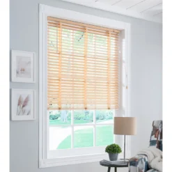 50mm Wood Venetian Blind - Natural - 60x160cm 7 50mm Wood Venetian Blind - Natural - 60x160cm -Curver Shop 13206141 1454884221502744