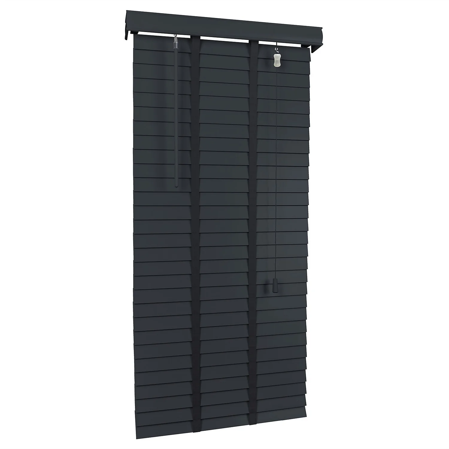 50mm Wood Venetian Blind - Slate - 90x160cm 8 50mm Wood Venetian Blind - Slate - 90x160cm - Image 8