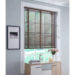 50mm Wood Venetian Blind - Walnut - 130x160cm 7 50mm Wood Venetian Blind - Walnut - 130x160cm -Curver Shop 13206185 1054884244728216