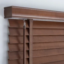 50mm Wood Venetian Blind - Walnut - 100x160cm -Curver Shop 13206189 7374884244394550