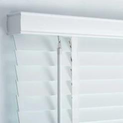 50mm Wood Venetian Blind - White - 95x130cm 9 50mm Wood Venetian Blind - White - 95x130cm -Curver Shop 13206204 9044884250068525