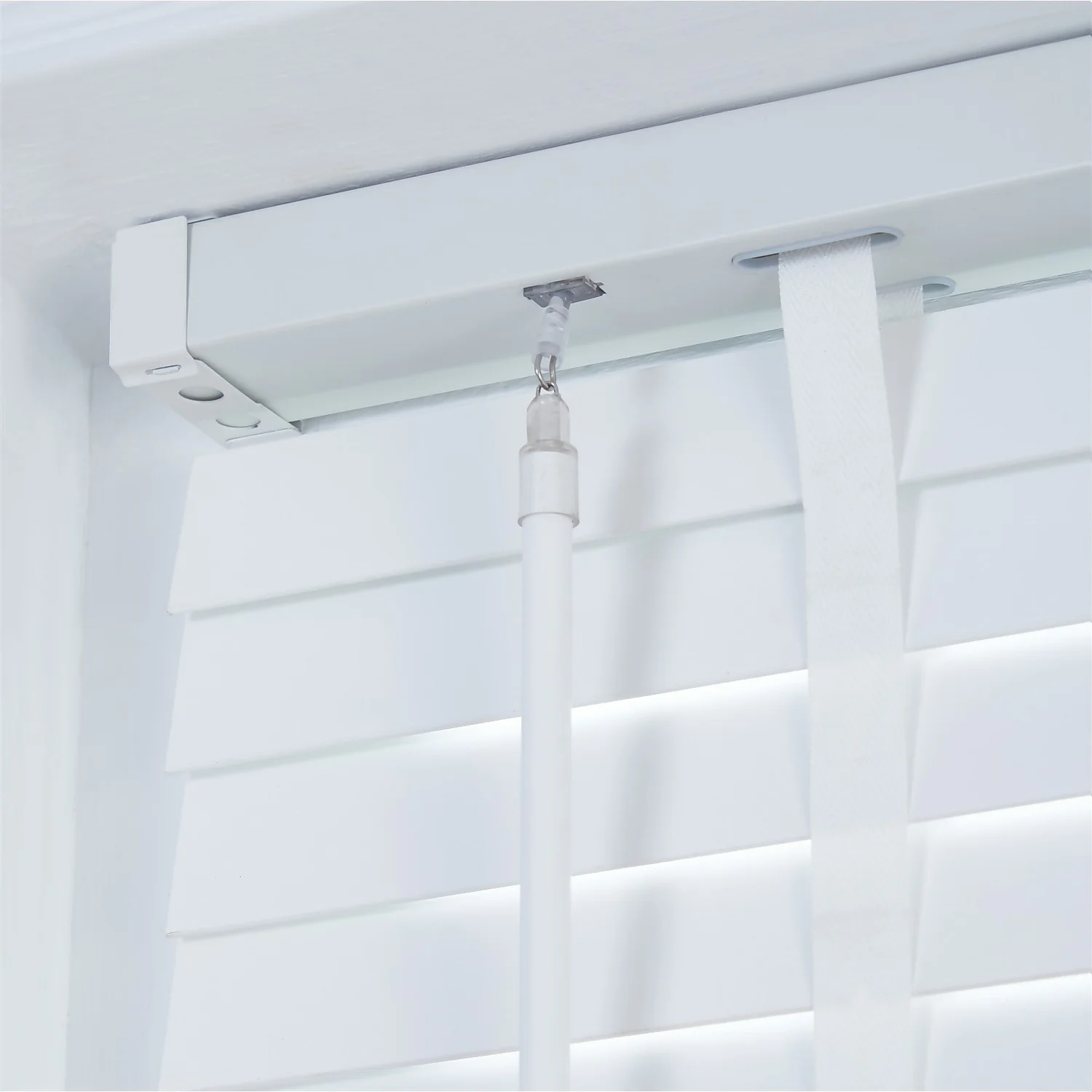 50mm Wood Venetian Blind - White - 175x160cm 4 50mm Wood Venetian Blind - White - 175x160cm - Image 4