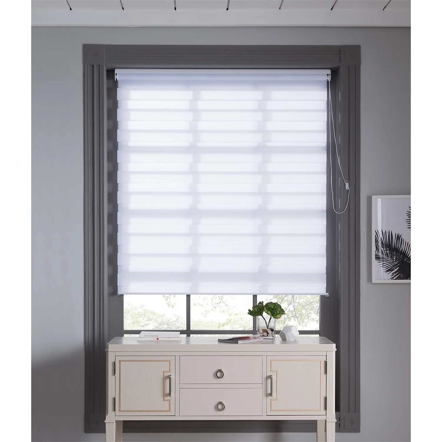 Night & Day Roller Blind - White - 90x160cm 3 Night & Day Roller Blind - White - 90x160cm - Image 3