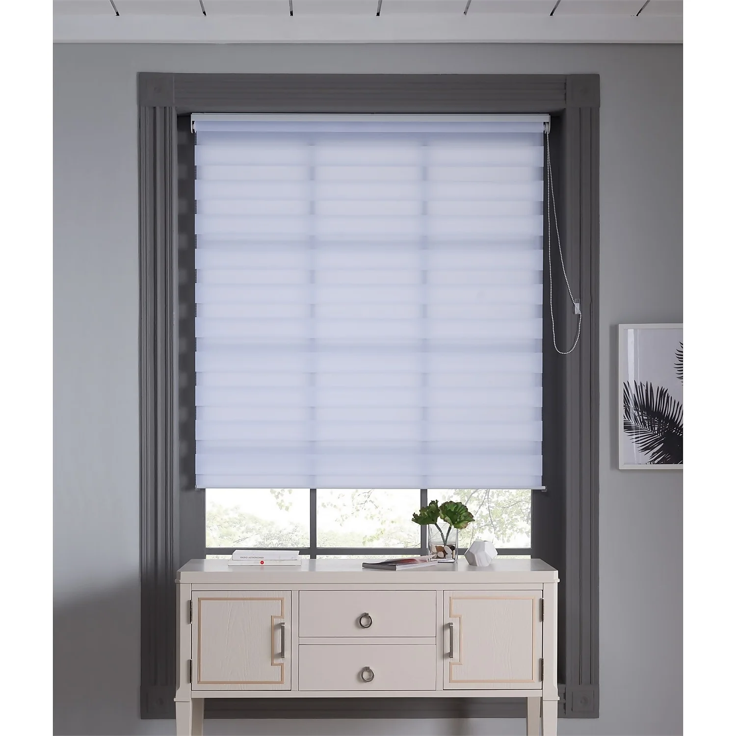 Night & Day Roller Blind - White - 120x160cm 2 Night & Day Roller Blind - White - 120x160cm - Image 2