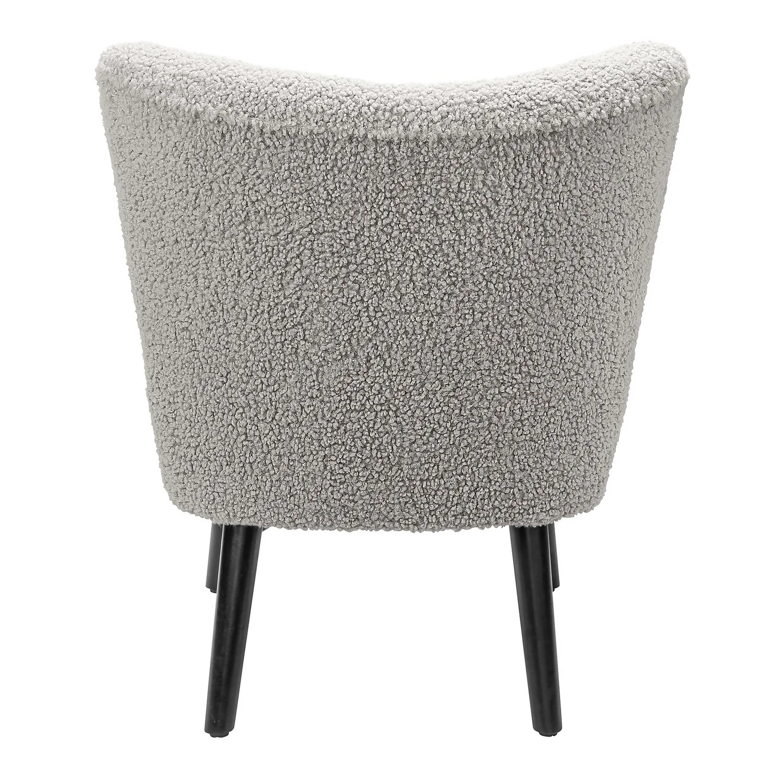 Sean Boucle Occasional Chair - Grey 4 Sean Boucle Occasional Chair - Grey - Image 4