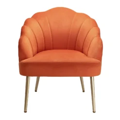 Sophia Scallop Occasional Chair - Burnt Orange 10 Sophia Scallop Occasional Chair - Burnt Orange -Curver Shop 13222770 1854920057578262