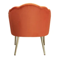 Sophia Scallop Occasional Chair - Burnt Orange 11 Sophia Scallop Occasional Chair - Burnt Orange -Curver Shop 13222770 1894920057658395