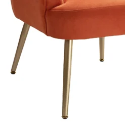 Sophia Scallop Occasional Chair - Burnt Orange 14 Sophia Scallop Occasional Chair - Burnt Orange -Curver Shop 13222770 6994920057799422