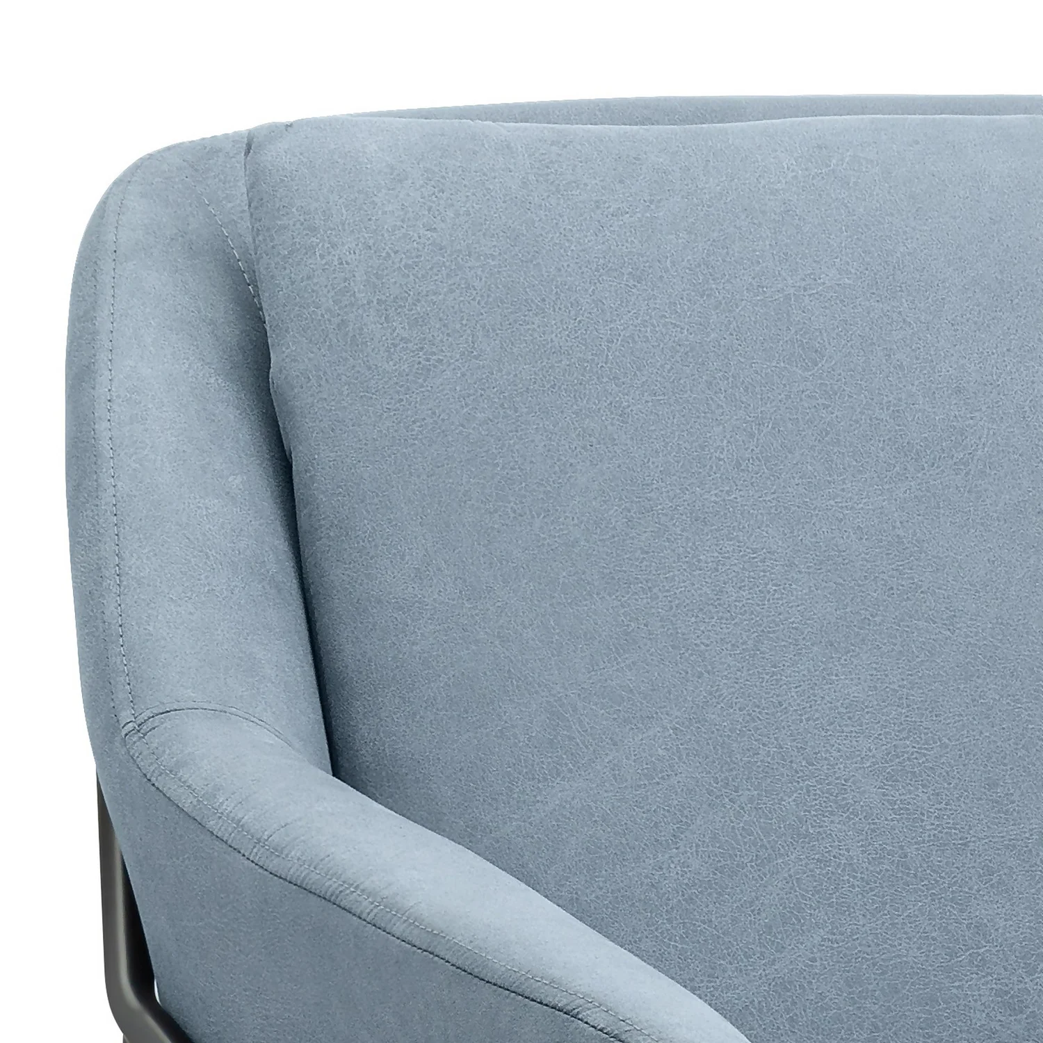 Evelyn Metal Frame Chair - Denim Blue 5 Evelyn Metal Frame Chair - Denim Blue - Image 5