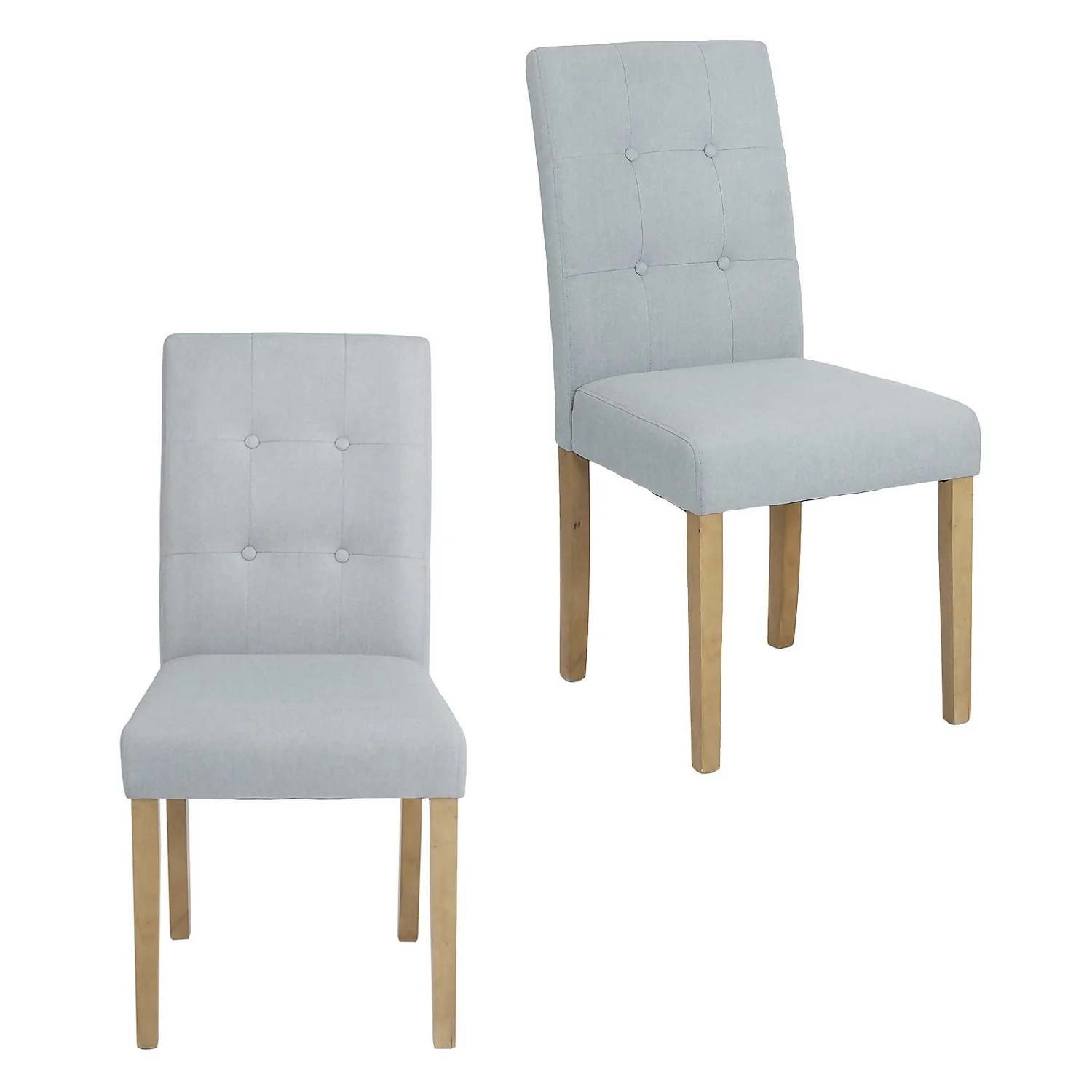 Rowan Dining Chair - Set Of 2 - Grey 1 Rowan Dining Chair - Set Of 2 - Grey