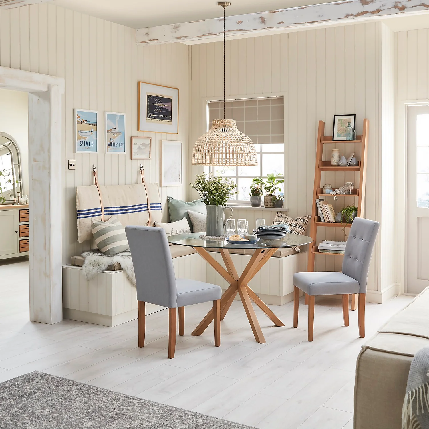 Rowan Dining Chair - Set Of 2 - Grey 2 Rowan Dining Chair - Set Of 2 - Grey - Image 2