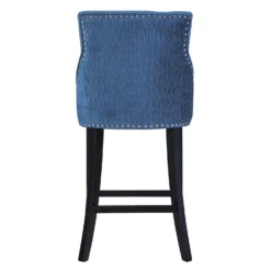 Annabelle Velvet Bar Stool - Navy 10 Annabelle Velvet Bar Stool - Navy -Curver Shop 13223768 1984927306658868