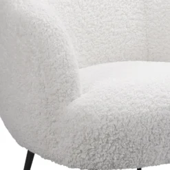 Tori Boucle Tub Chair - White -Curver Shop 13224150 2014919264590698
