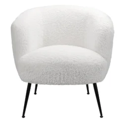 Tori Boucle Tub Chair - White -Curver Shop 13224150 3994919264467773