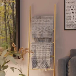 Bamboo Storage Ladder 7 Bamboo Storage Ladder -Curver Shop 13231130 1204930158538104