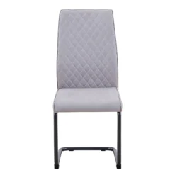 Skelby Cantilever Dining Chairs - Set Of 2 - Silver Grey 8 Skelby Cantilever Dining Chairs - Set Of 2 - Silver Grey -Curver Shop 13244352 1514947968239419