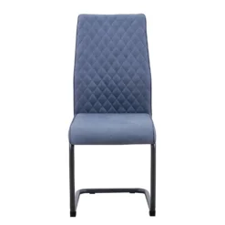 Skelby Cantilever Dining Chairs - Set Of 2 - Denim Blue -Curver Shop 13244356 6004947968045115