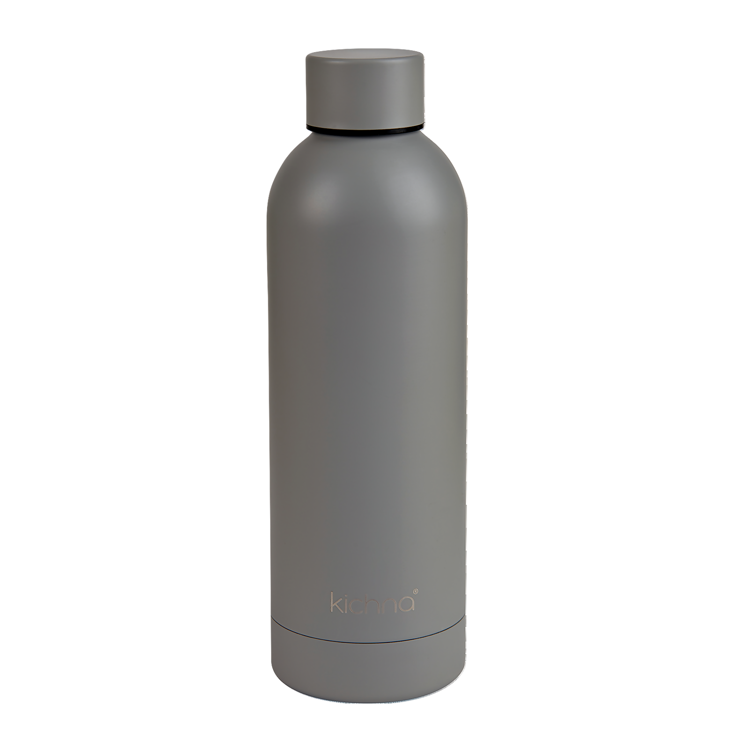 Stainless Steel Soft Touch Bottle - Grey 1 Stainless Steel Soft Touch Bottle - Grey