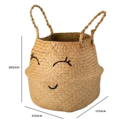 Kids Seagrass Smile Storage Basket 11 Kids Seagrass Smile Storage Basket -Curver Shop 13277672 1064929069577470