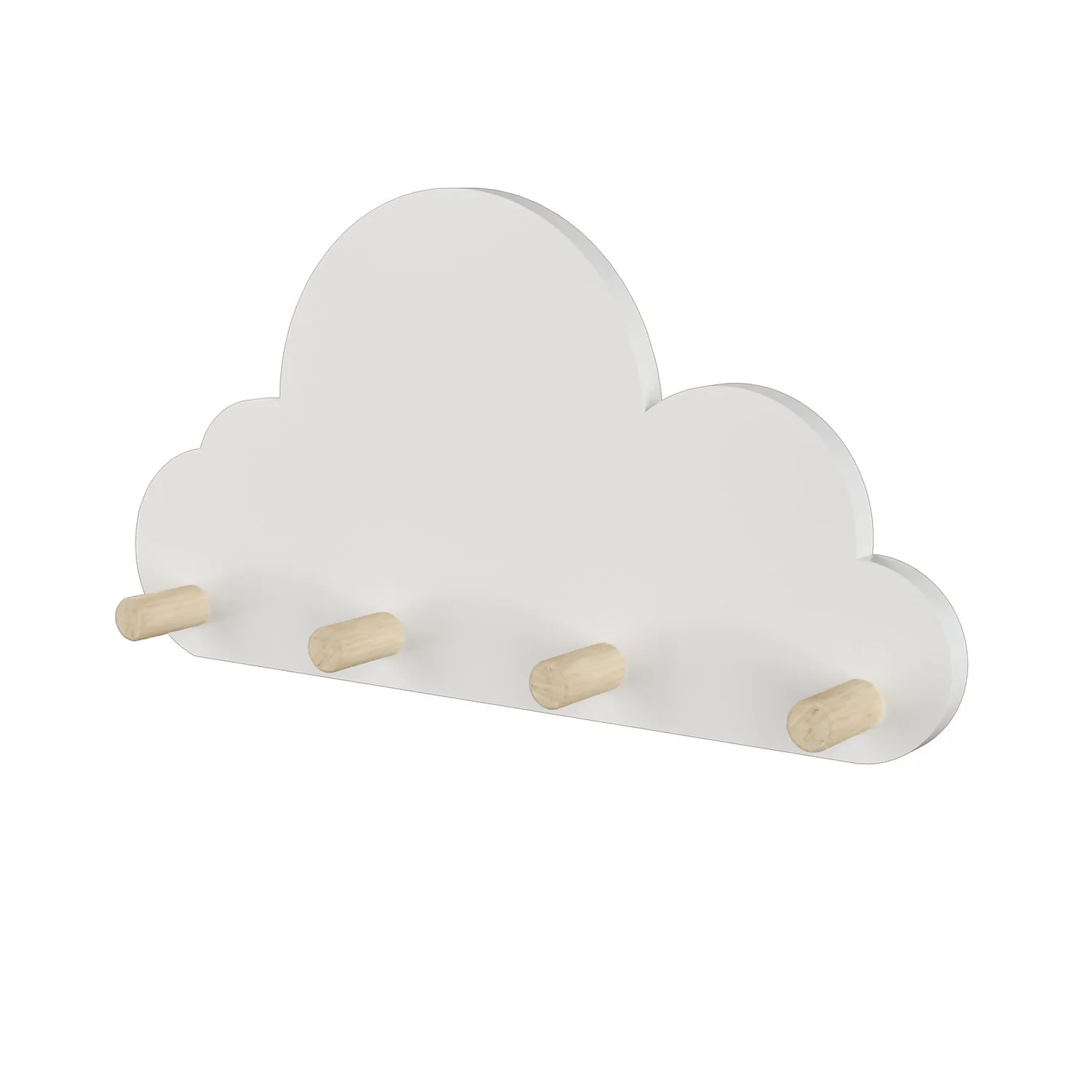 Kids Cloud Shelf With Hooks 1 Kids Cloud Shelf With Hooks