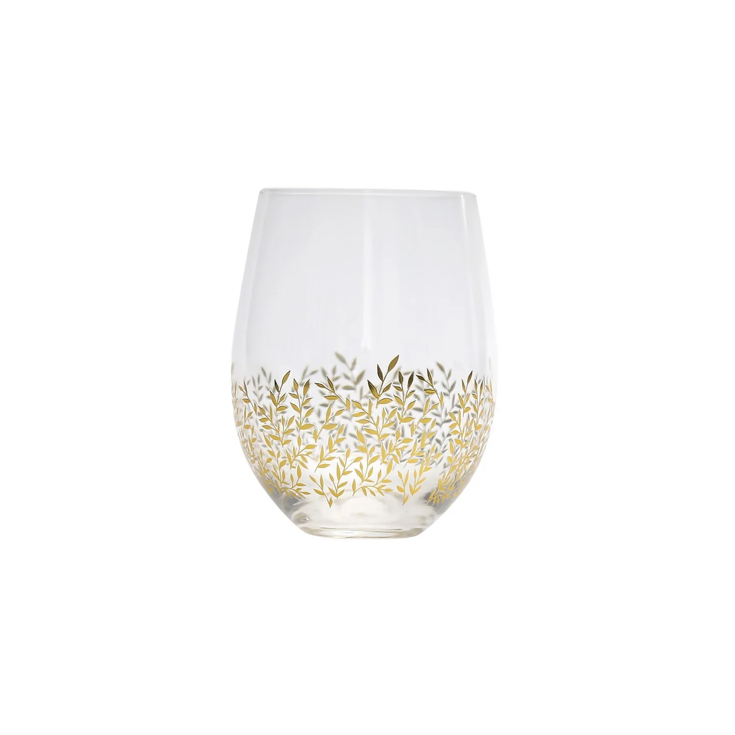 Large Gold Foil Tumbler - Set Of 4 2 Large Gold Foil Tumbler - Set Of 4 - Image 2
