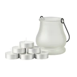 Bite Shield Tea Light Holder And 6 Tea Lights