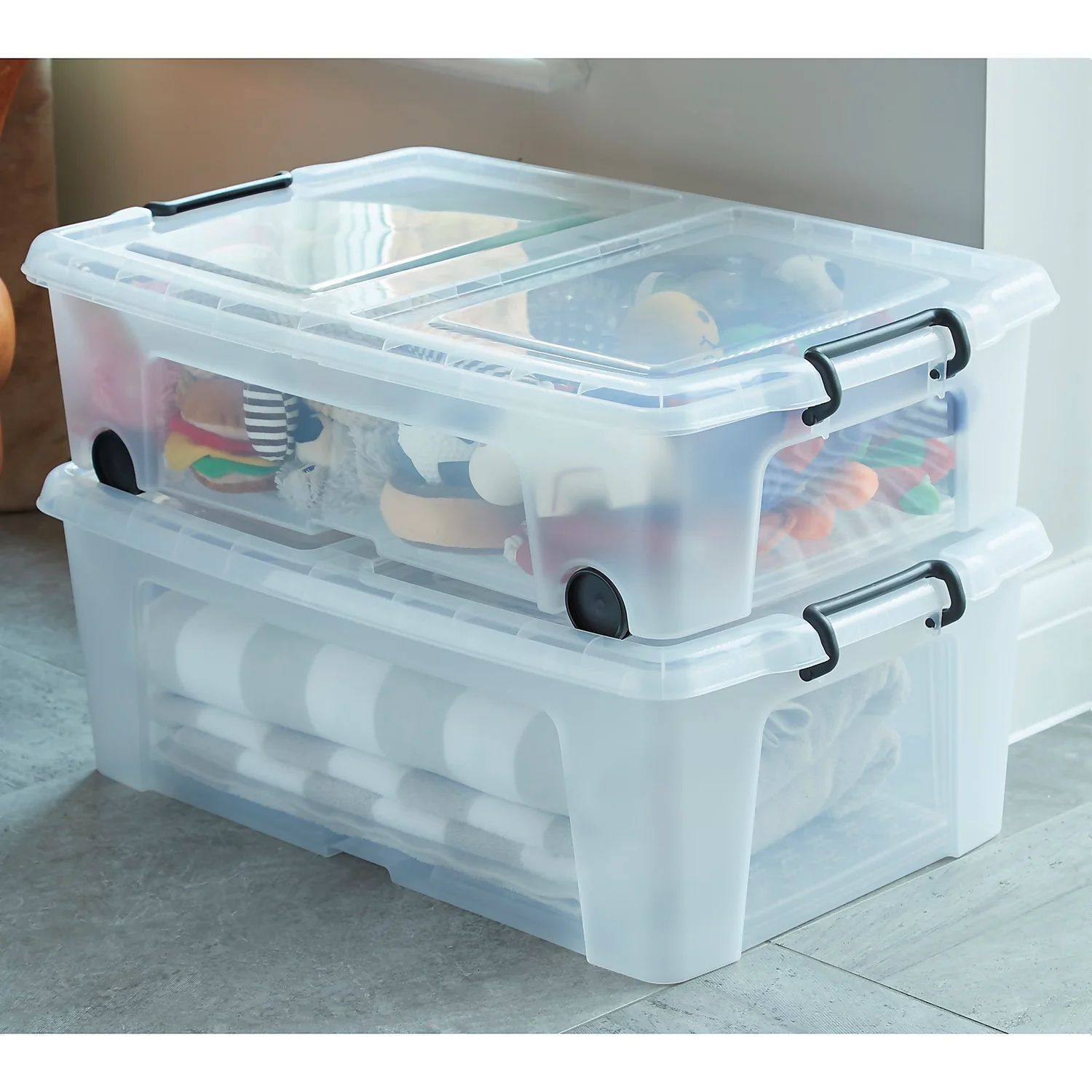 35L Heavy Duty Under Bed Box With Lid 2 35L Heavy Duty Under Bed Box With Lid - Image 2
