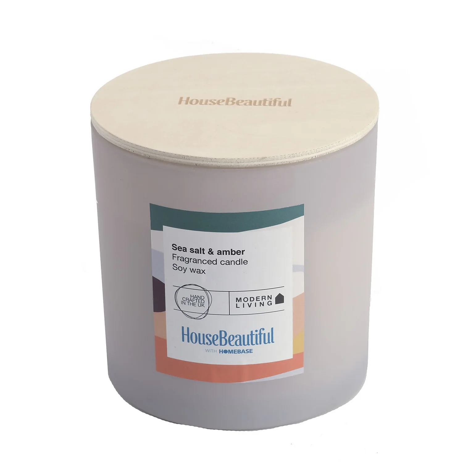 House Beautiful Sea Salt & Amber Multi Wick Candle 1 House Beautiful Sea Salt & Amber Multi Wick Candle