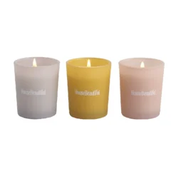 House Beautiful Set Of 3 Votive Candles -Curver Shop 13469010 1744912014416022