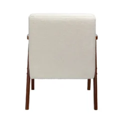 Alex Mid Century Boucle Armchair - Cream -Curver Shop 13514415 4224964543300253