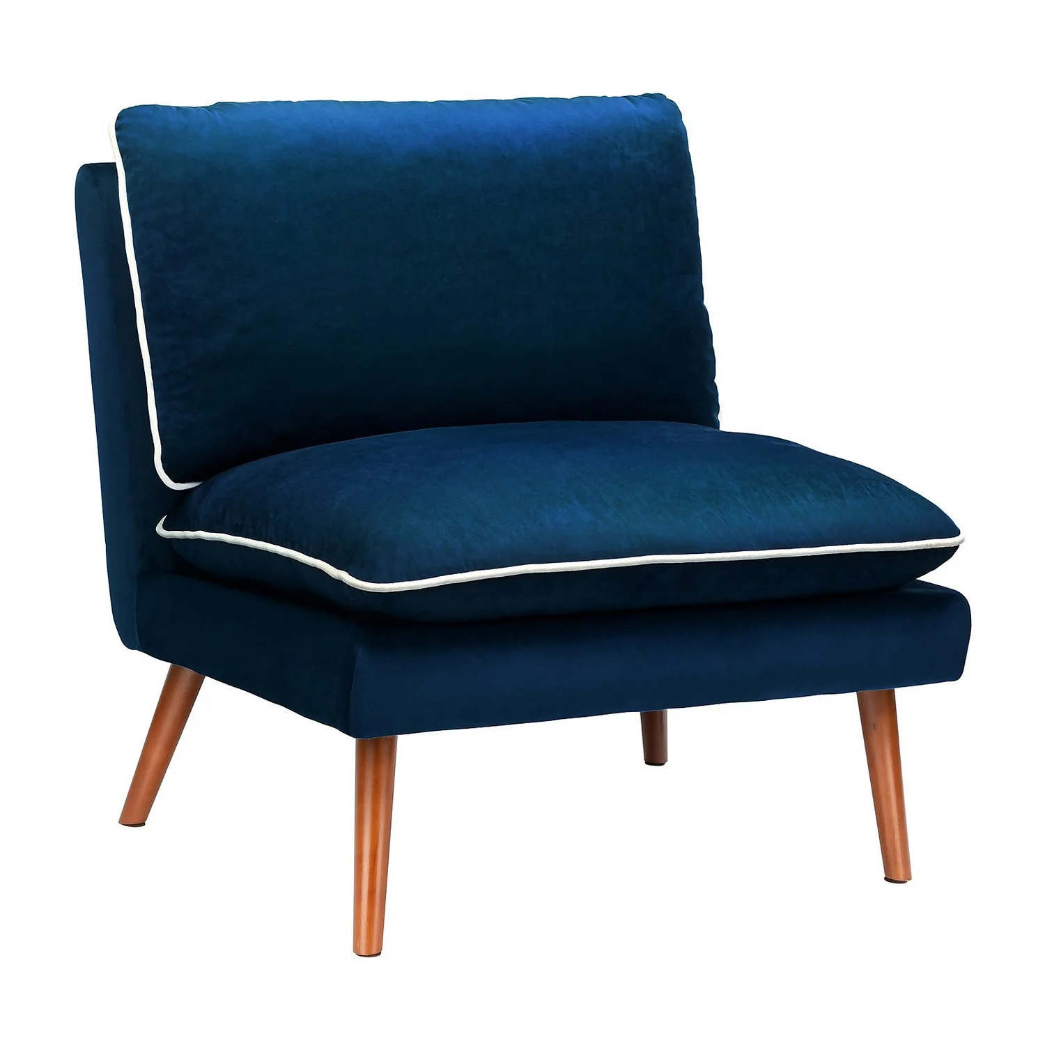 Pippa Pillow Accent Chair - Blue 1 Pippa Pillow Accent Chair - Blue