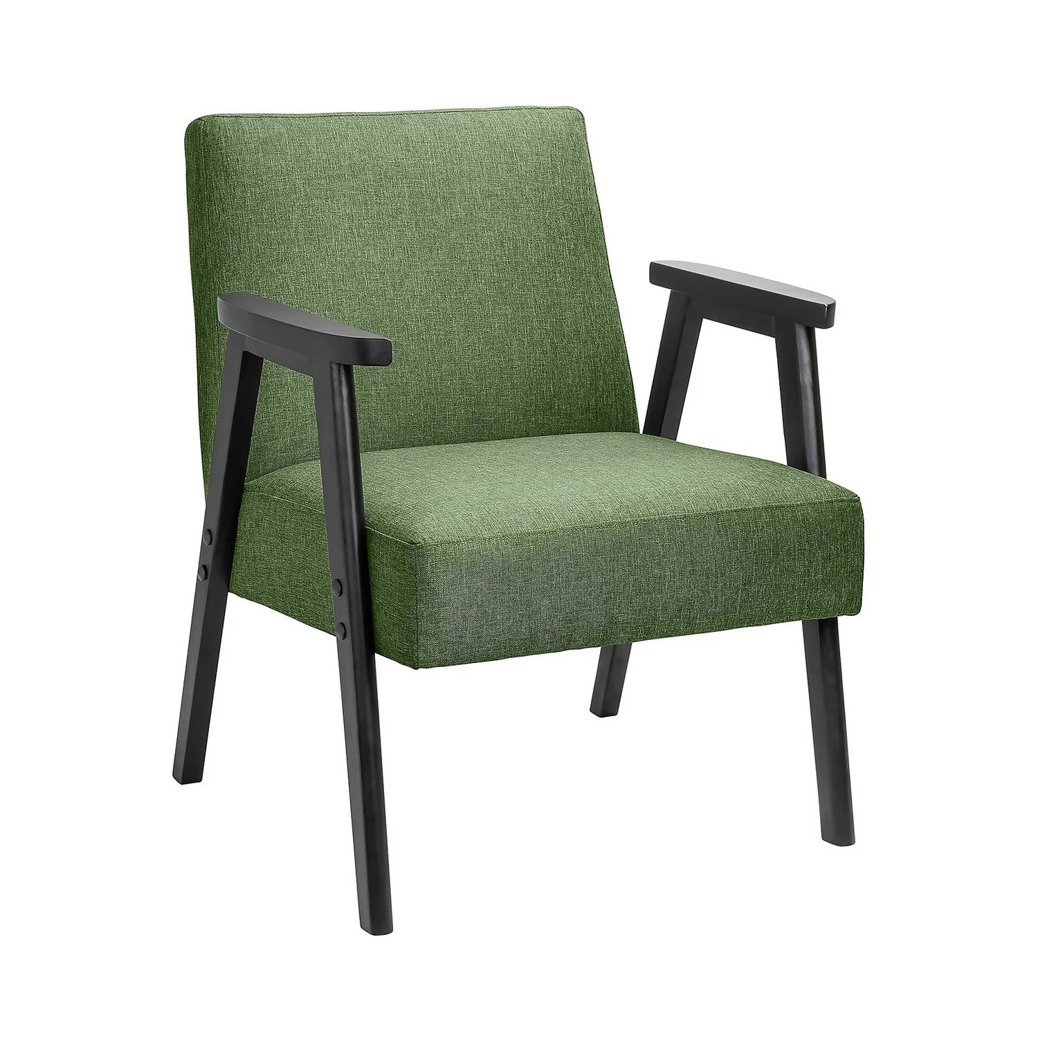 Alex Mid Century Armchair - Green 1 Alex Mid Century Armchair - Green
