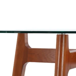 Baxter Glass & Oak Round Dining Table 11 Baxter Glass & Oak Round Dining Table -Curver Shop 13514421 1824963832188404
