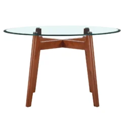 Baxter Glass & Oak Round Dining Table 9 Baxter Glass & Oak Round Dining Table -Curver Shop 13514421 2304963832099991