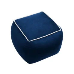 Pippa Square Pouffe - Blue -Curver Shop 13514423 2134997230038723