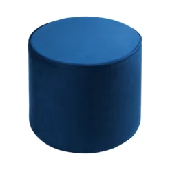 Pippa Round Pouffe - Blue 9 Pippa Round Pouffe - Blue -Curver Shop 13514425 8524964604141120
