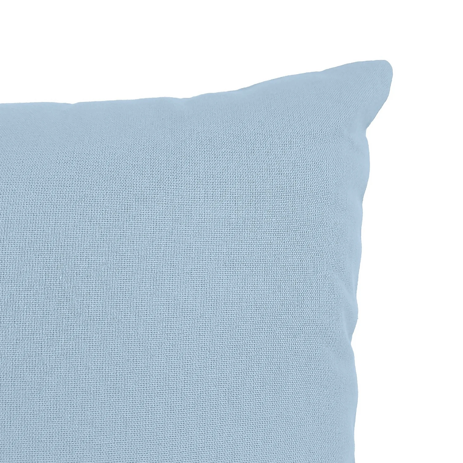 Recycled Cotton Cushion - Slate Blue 3 Recycled Cotton Cushion - Slate Blue - Image 3