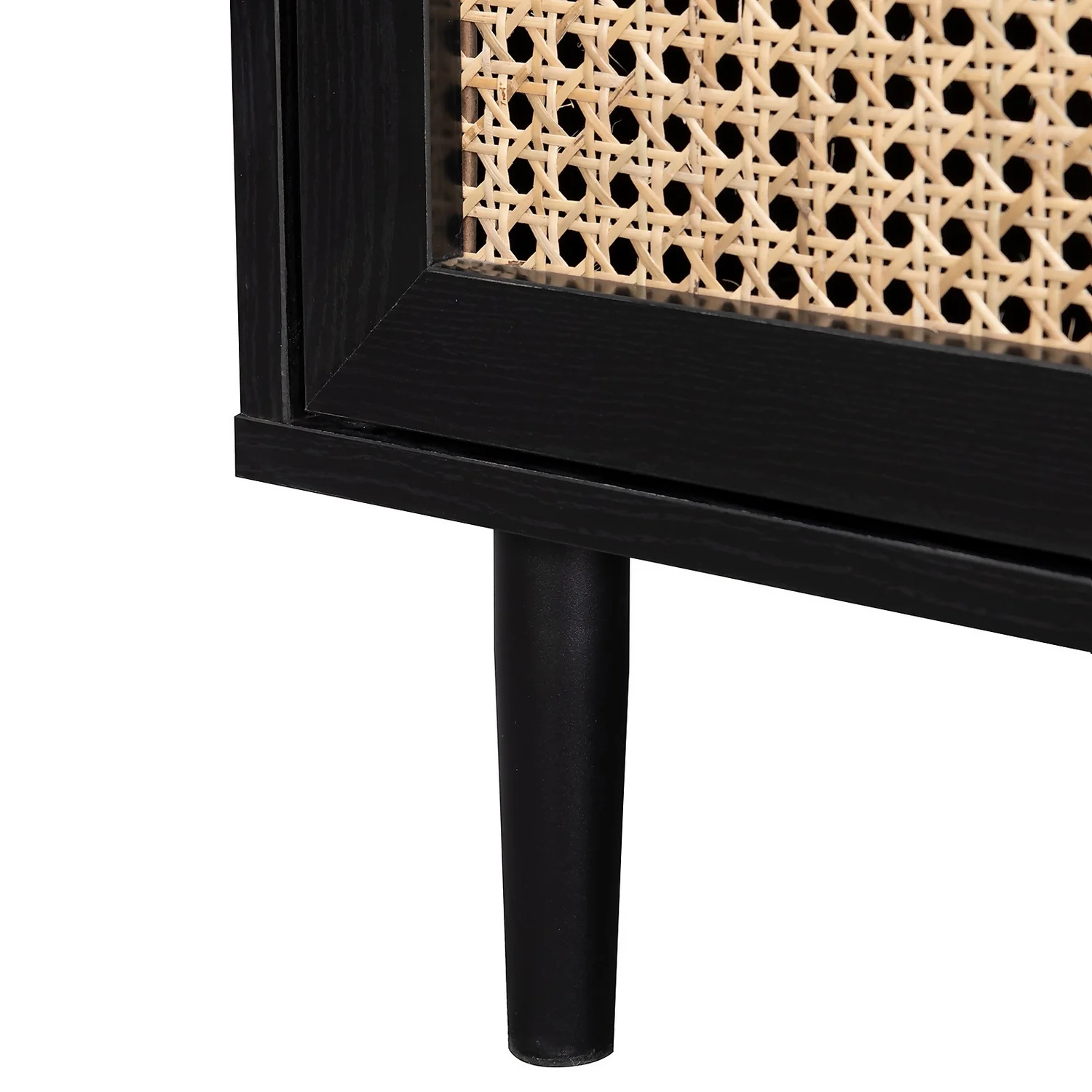 Kubu Rattan TV Stand - Black 7 Kubu Rattan TV Stand - Black - Image 7